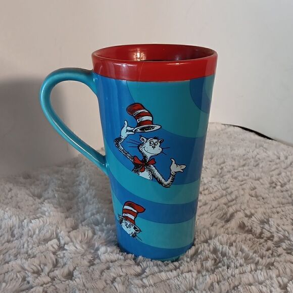 Dr Seuss Cat In The Hat Ceramic Travel Mug - Picture 5 of 7